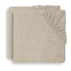 Jollein Aankleedkussenhoes Badstof 50x70cm Nougat (2pack)