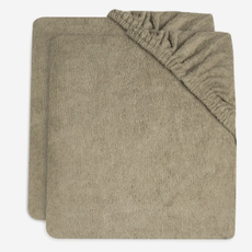 Jollein Aankleedkussenhoes Badstof 50x70cm Olive Green (2pack)