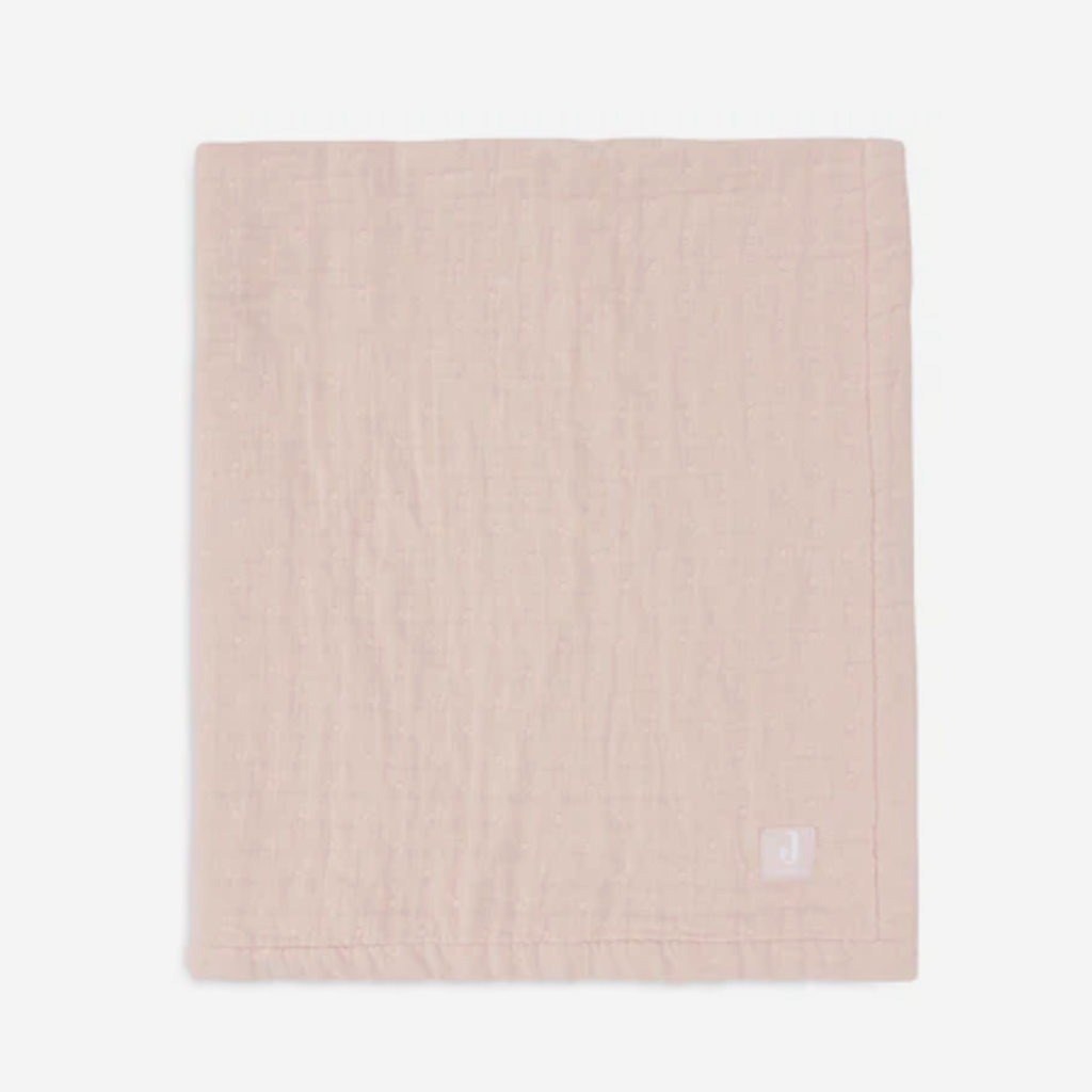 Jollein Deken Hydrofiel 75x100cm Jacquard Wild Rose GOTS