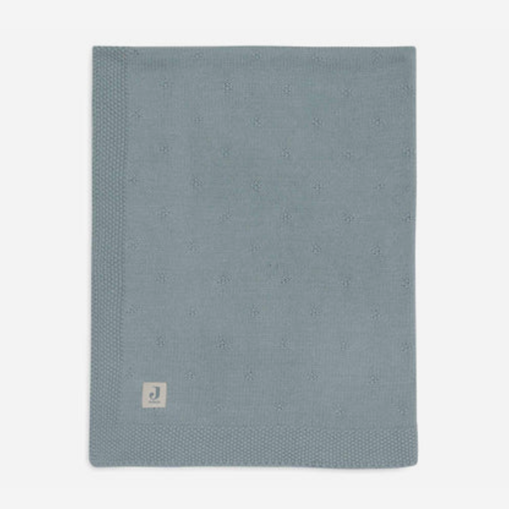 Jollein Deken Wieg 75x100cm Cosy Knit Sea Green