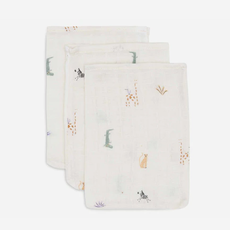 Jollein Hydrofiel Washandje 15x20cm Jungle Jambo (3pack)