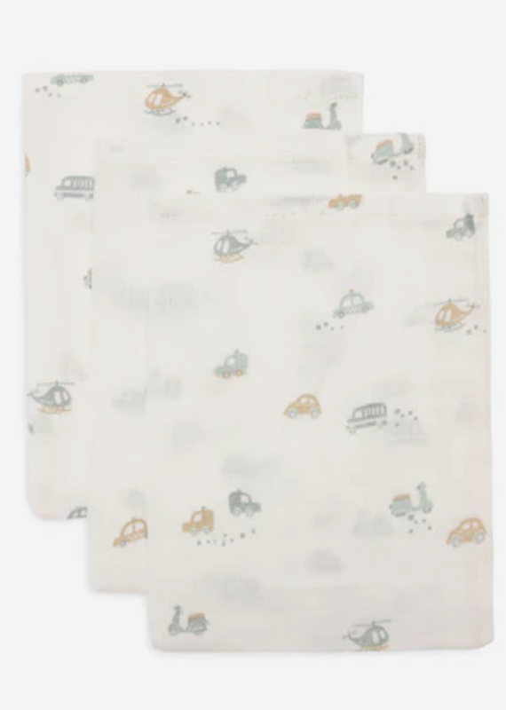 Jollein Hydrofiel Washandje 15x20cm On The Go (3pack)