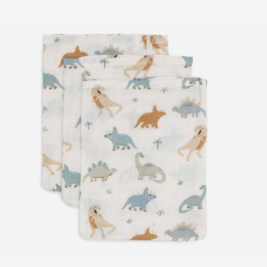 Jollein Hydrofiel Washandje 15x20cm Roarsome (3pack)