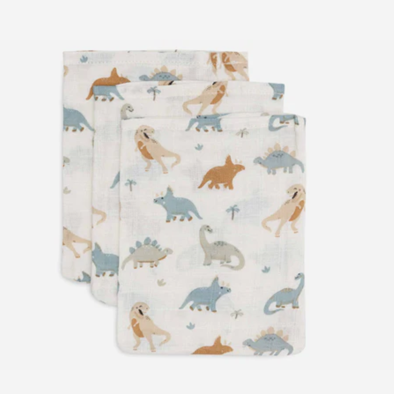 Jollein Hydrofiel Washandje 15x20cm Roarsome (3pack)