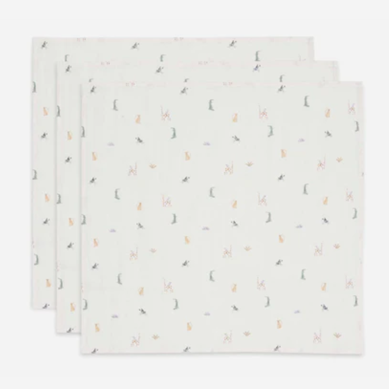 Jollein Hydrofiele Doek Small 70x70cm Jungle Jambo (3pack)