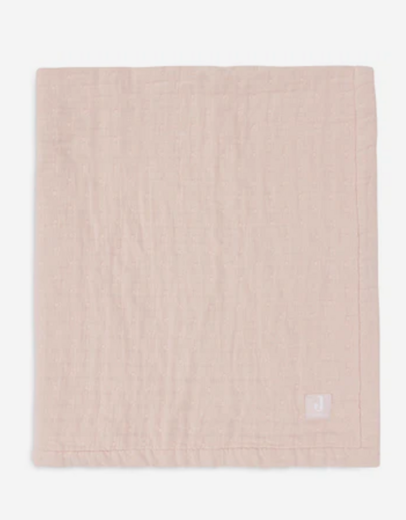Jollein Deken Hydrofiel 75x100cm Jacquard Wild Rose GOTS