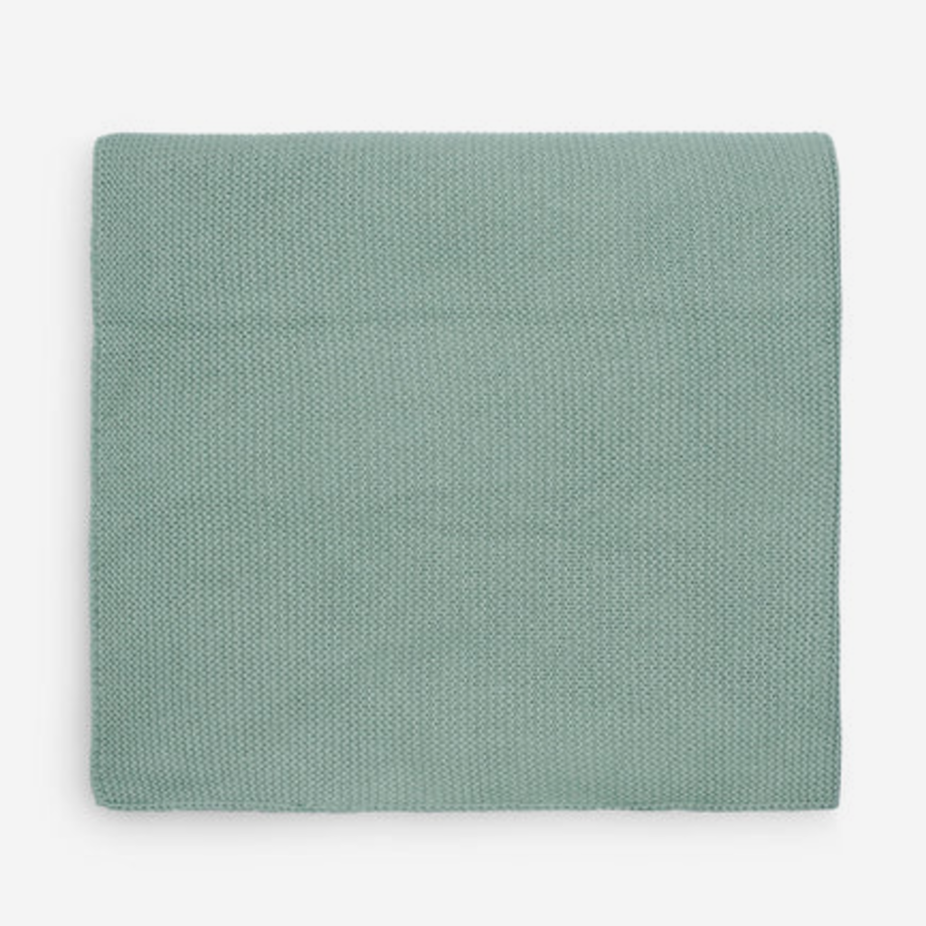 Jollein Deken Wieg 75x100cm Basic Knit Forest Green