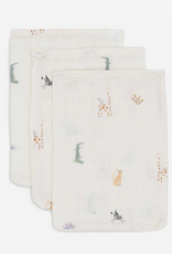 Jollein Hydrofiel Washandje 15x20cm Jungle Jambo (3pack)