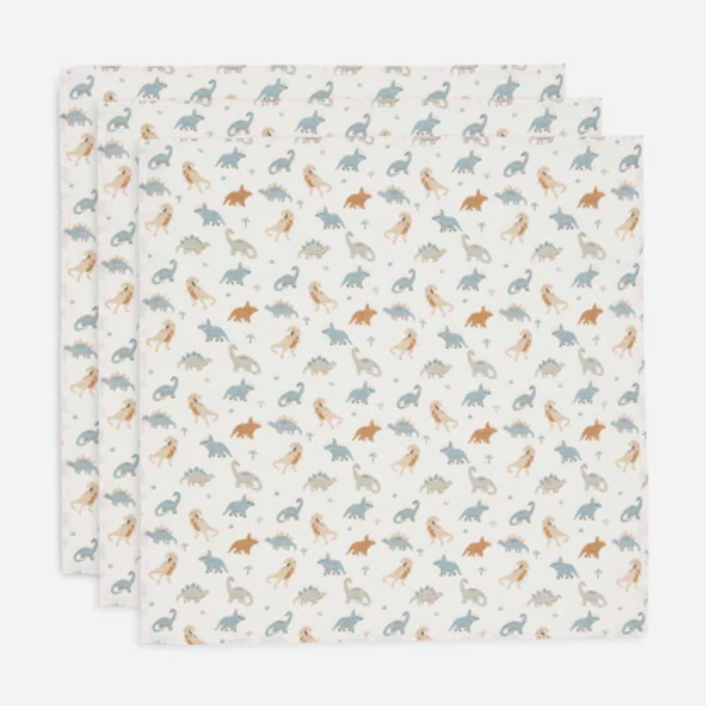 Jollein Hydrofiele Doek Small 70x70cm Roarsome (3pack)