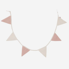 Jollein Vlaggenlijn 200x17cm Wild Rose/Ivory