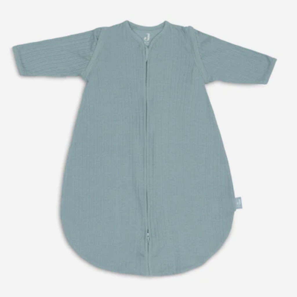 Jollein Slaapzak Newborn Zomer Afritsbare Mouw Rond 60cm Ajour SeaGr