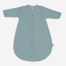 Jollein Slaapzak Newborn Zomer Afritsbare Mouw Rond 60cm Ajour SeaGr