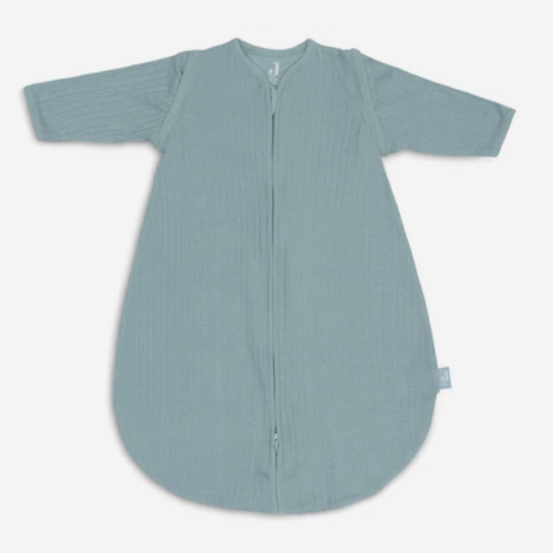 Jollein Slaapzak Newborn Zomer Afritsbare Mouw Rond 60cm Ajour SeaGr