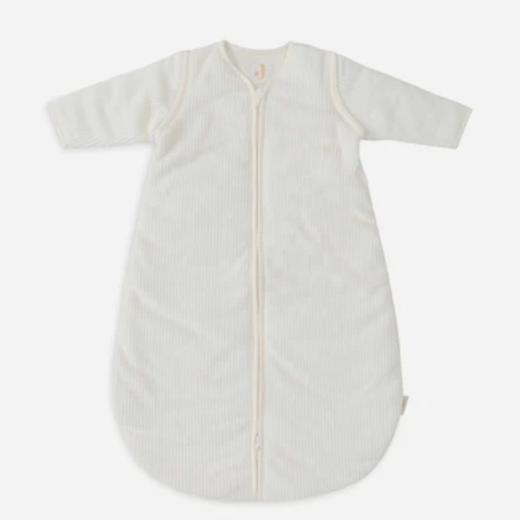 Jollein Slaapzak met afritsbare mouw rond 90cm Rib Ivory
