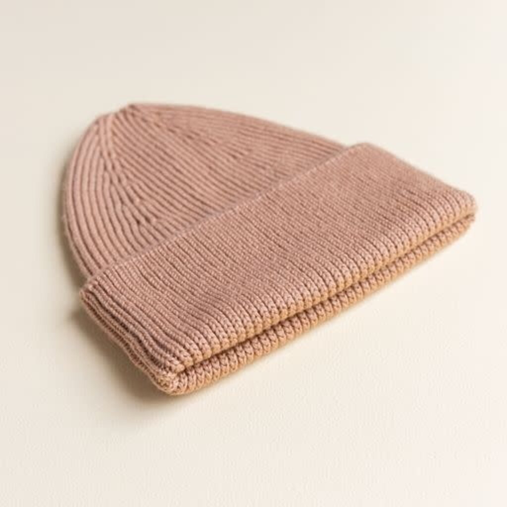 Hvid Beanie Fonzie Rose