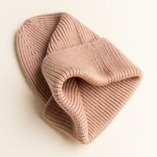 Hvid Beanie Fonzie Rose
