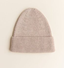 Hvid Beanie Fonzie Sand