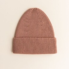 Hvid Beanie Fonzie Terracotta