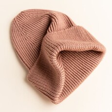 Hvid Beanie Fonzie Terracotta