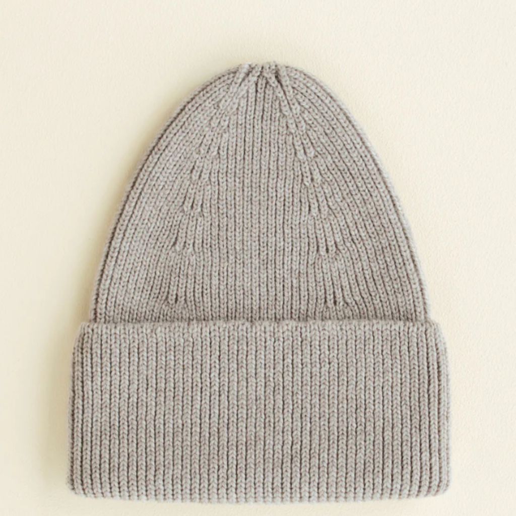 Hvid Beanie Fonzie pebble