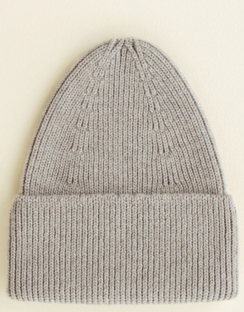 Hvid Beanie Fonzie pebble