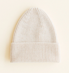 Hvid Beanie Fonzie Cream