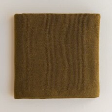 Hvid Deken Felix Mustard