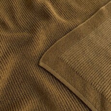 Hvid Deken Felix Mustard