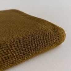 Hvid Deken Felix Mustard