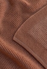 Hvid Deken Felix Terracotta
