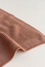 Hvid Deken Felix Terracotta
