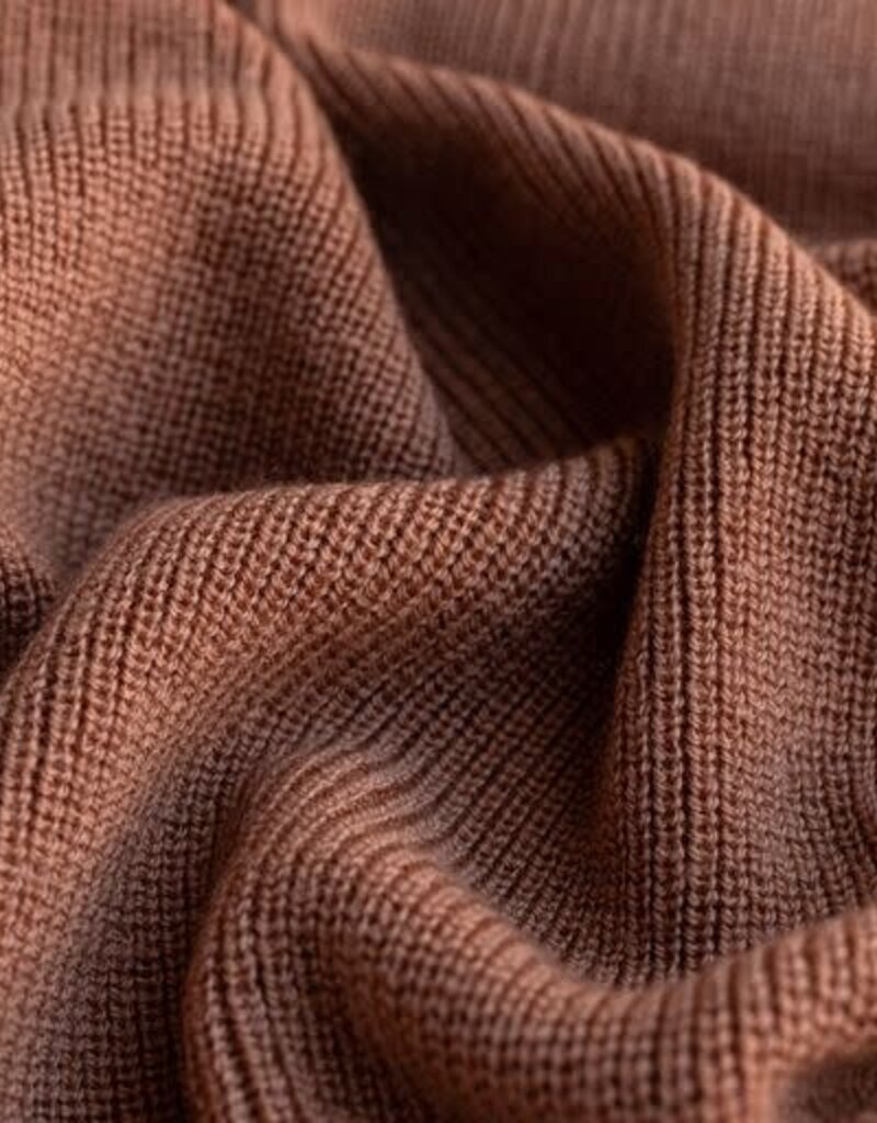 Hvid Deken Felix Terracotta