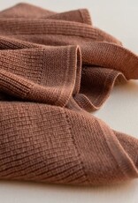 Hvid Deken Felix Terracotta