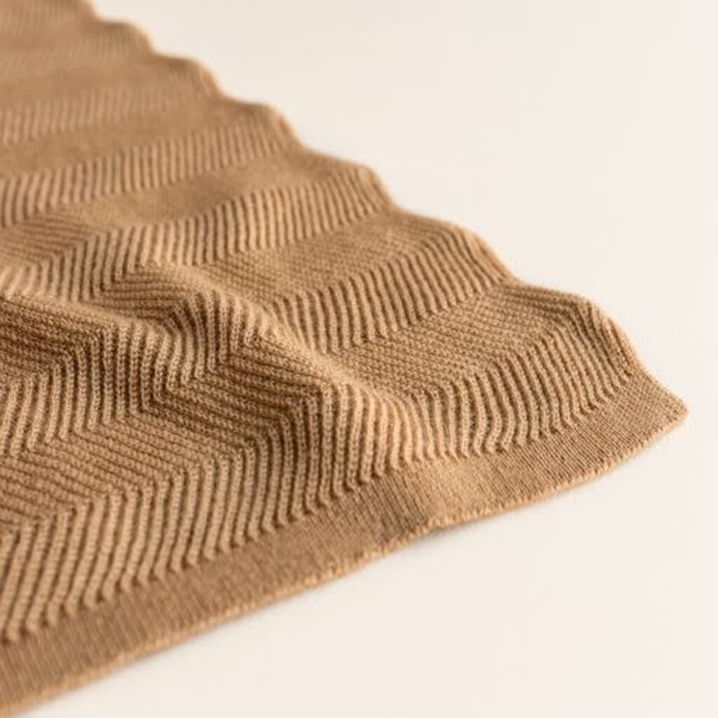 Hvid Deken Freddie Ochre