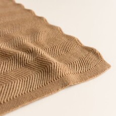 Hvid Deken Freddie Ochre