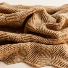 Hvid Deken Freddie Ochre