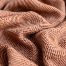 Hvid Deken Freddie Terracotta