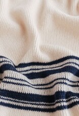 Hvid Deken Gilbert Off-White/Blue
