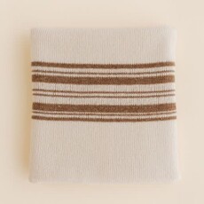 Hvid Deken Gilbert Off-White/Walnut