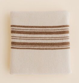 Hvid Deken Gilbert Off-White/Walnut