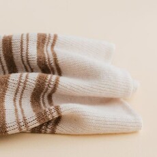 Hvid Deken Gilbert Off-White/Walnut