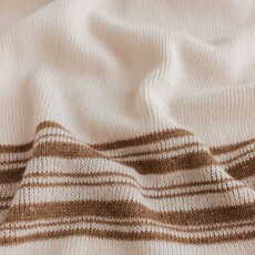 Hvid Deken Gilbert Off-White/Walnut
