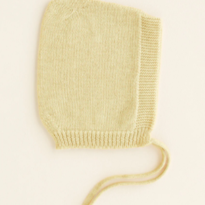 Hvid Pixie Bonnet Isidor light yellow
