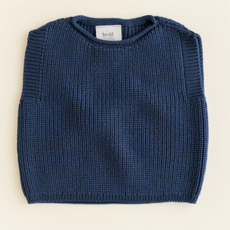 Hvid Vest Harvey Blue