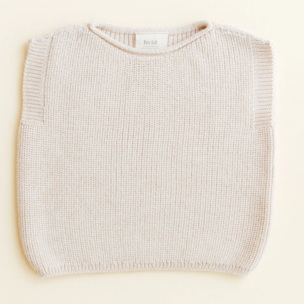 Hvid Vest Harvey Cream