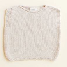 Hvid Vest Harvey Cream