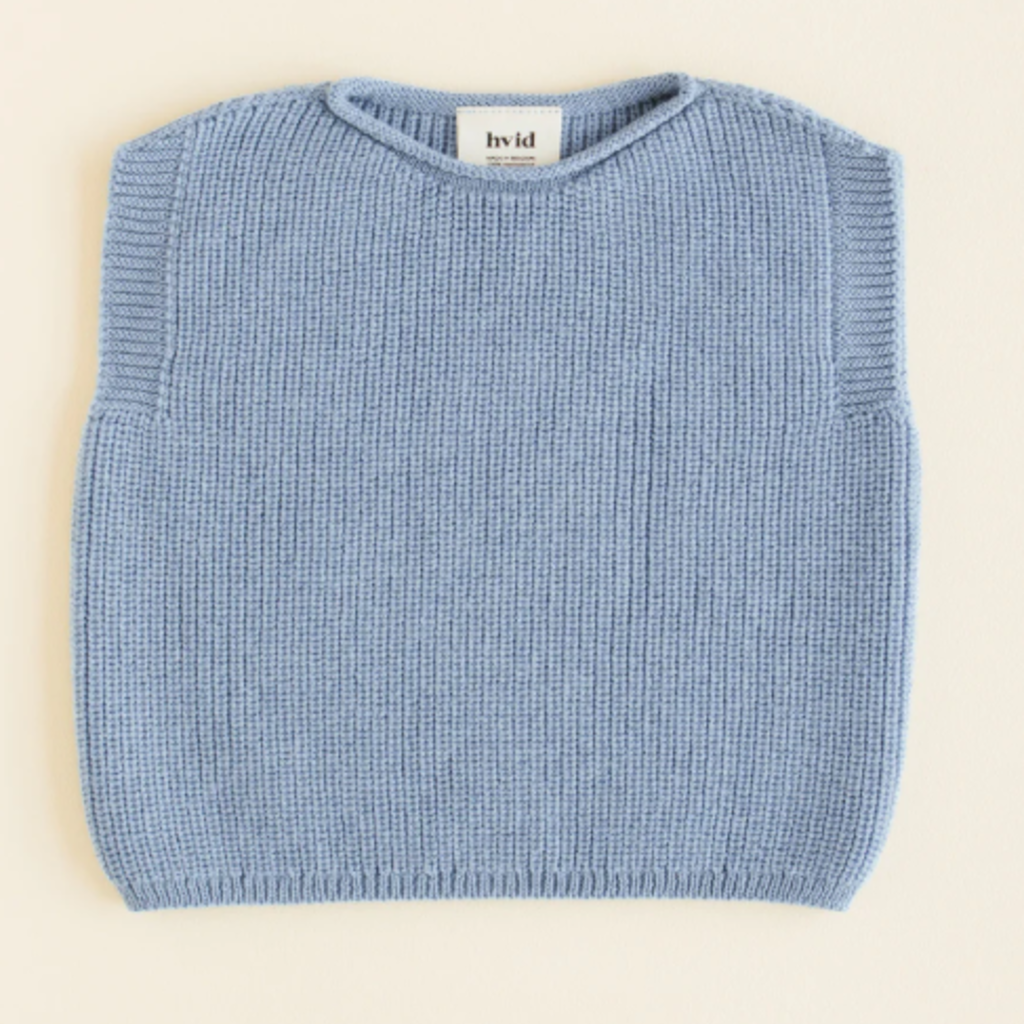 Hvid Vest Harvey light blue
