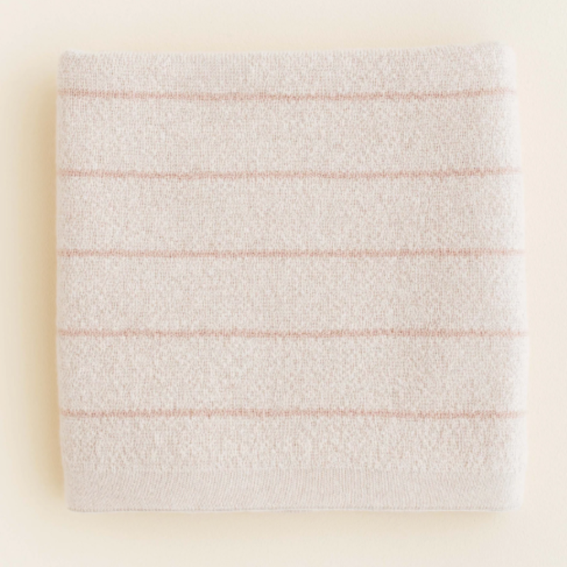 Hvid Deken Harry cream/apricot