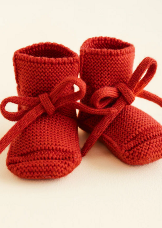 Hvid Booties Red