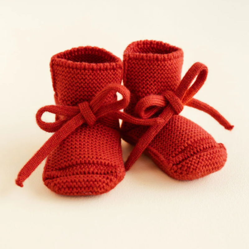 Hvid Booties Red